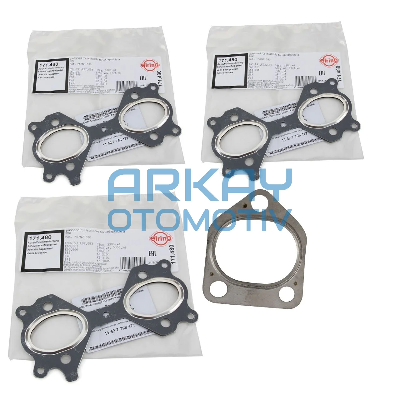 Bmw E60 Kasa 525d-530d Eksoz Manifold Conta Seti