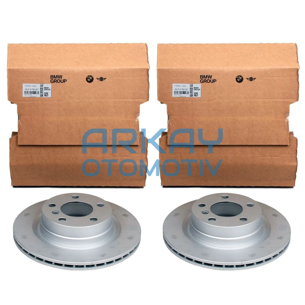 Bmw F20 Kasa 120d Arka Fren Disk Takimi Orijinal (34216792227)