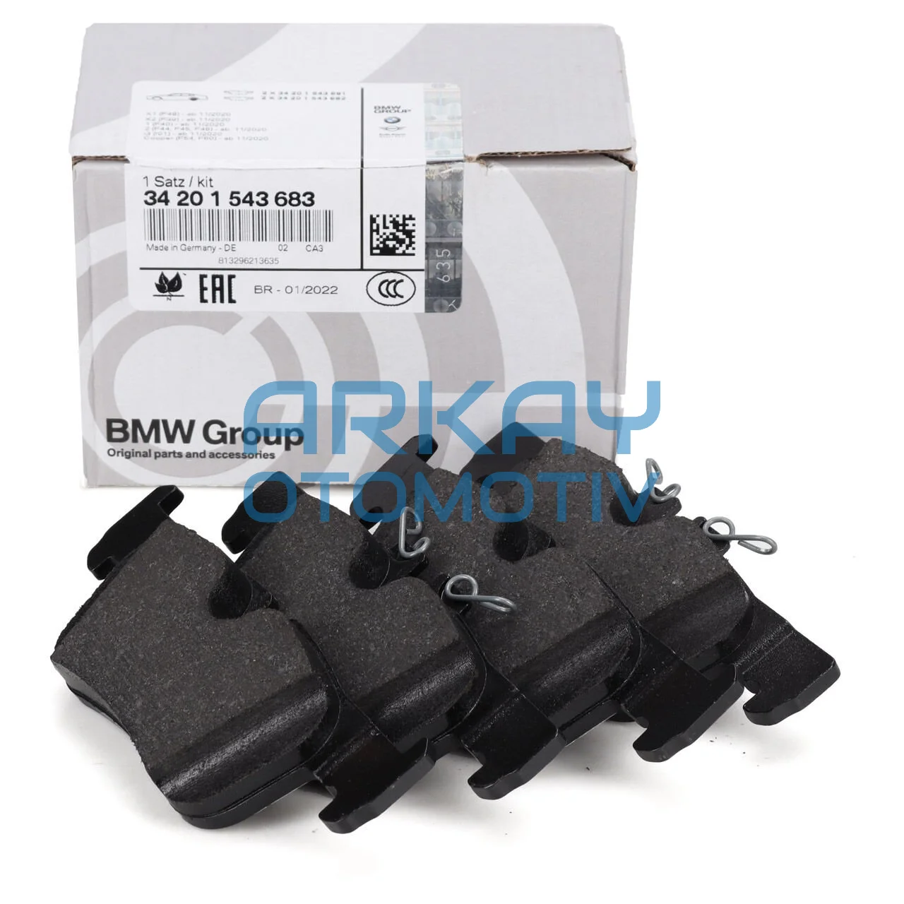 Bmw X1 Seri F48 Kasa 16d Arka Fren Balata Takimi Orjinal Bmw