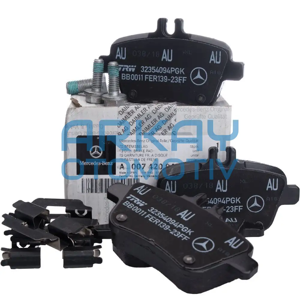 Mercedes W176 A180d Arka Fren Balata Takim Orjinal