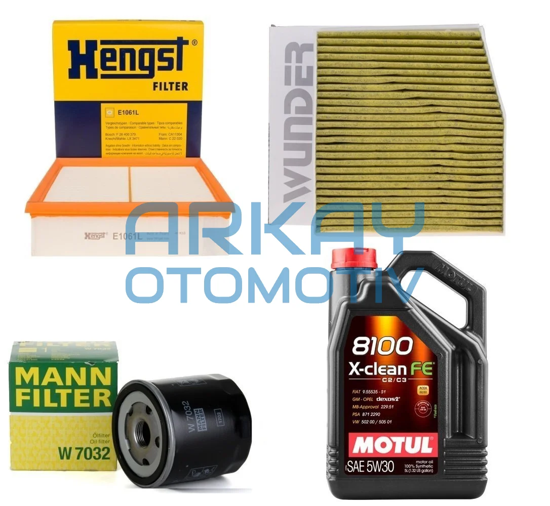 Mercedes W246 Kasa B180 Cdi / d Periyodik Bakim Filtre Seti Motul Yag